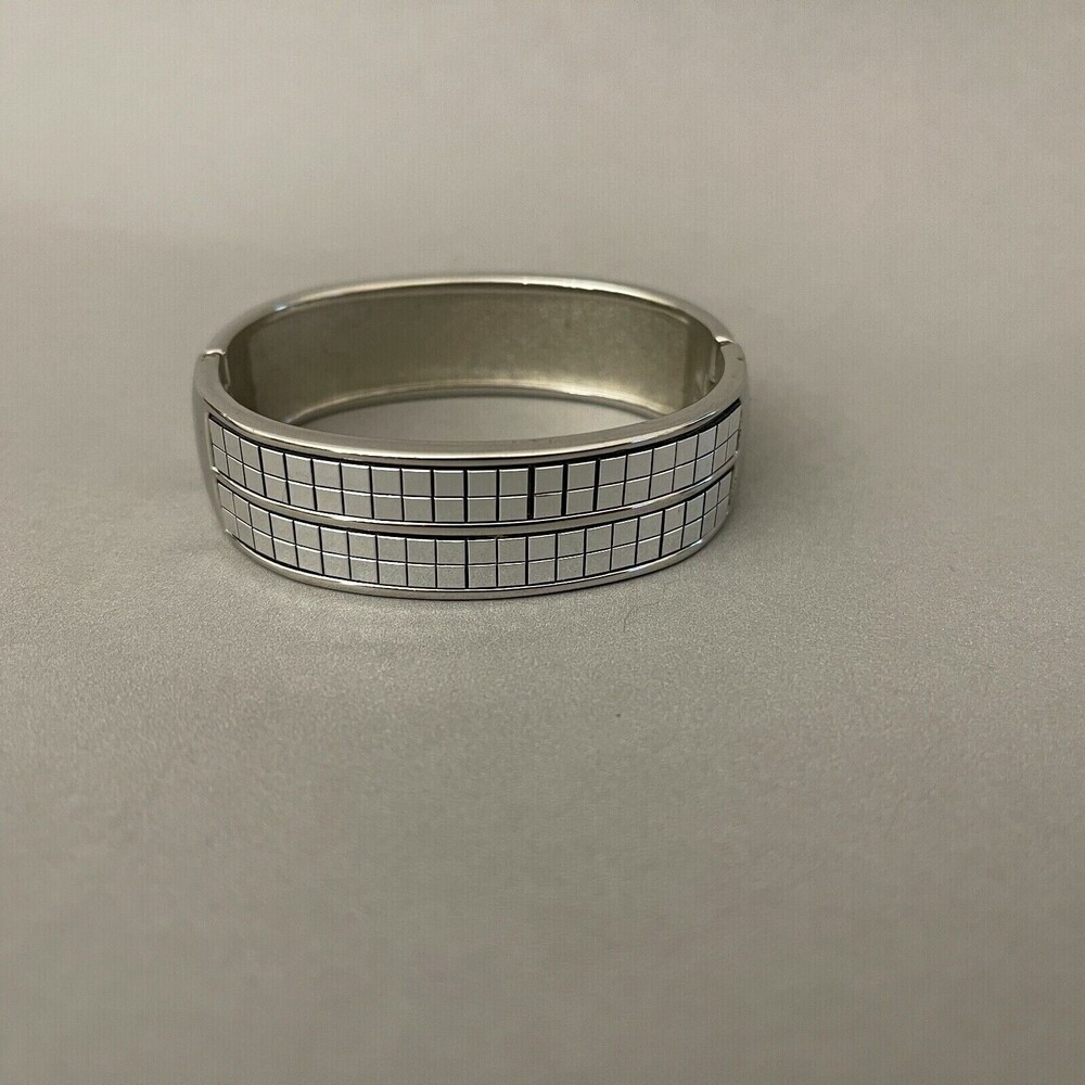 Silver-tone Fashion Bangle Bracelet